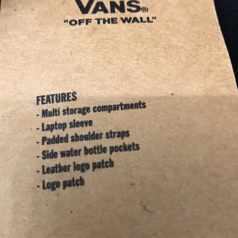 VANS BACKPACK 🎒 BRAND NEW - Picture 10 of 10